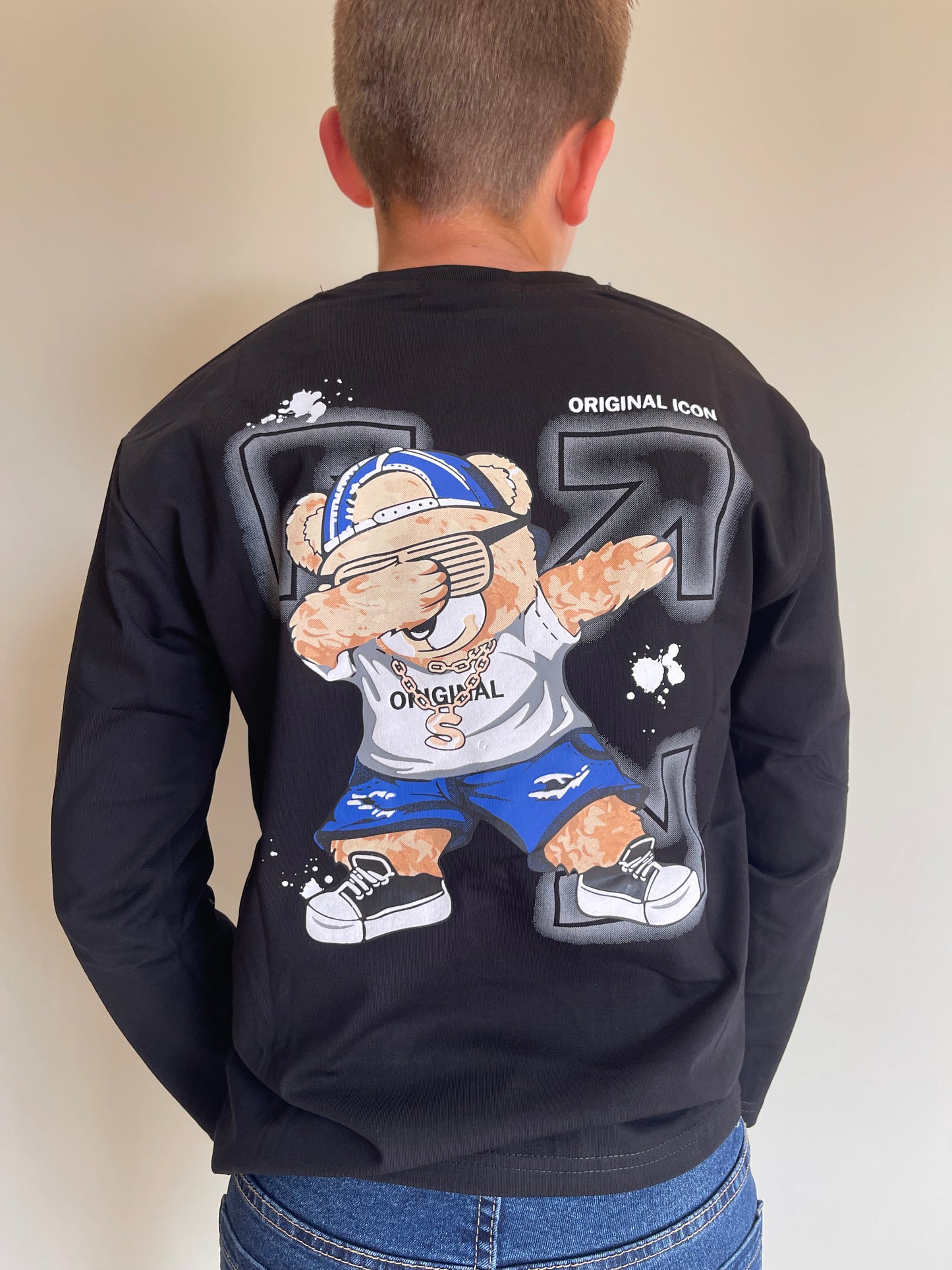 Icon longsleeve met opvallende print