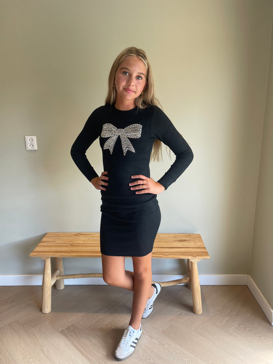 Meisjes jurk met strik