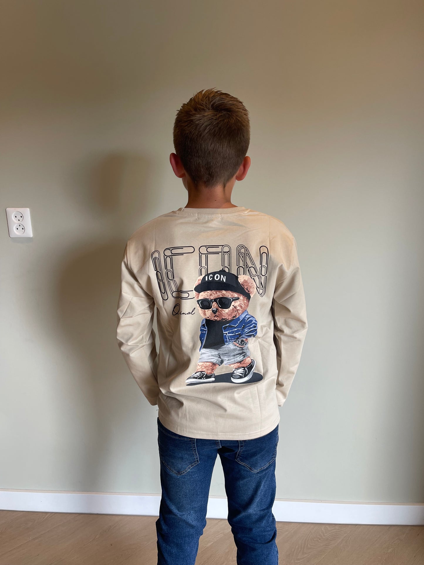 Icon longsleeve met opvallende print