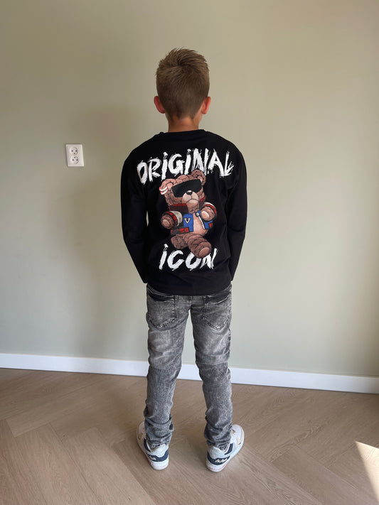 Icon longsleeve met opvallende print