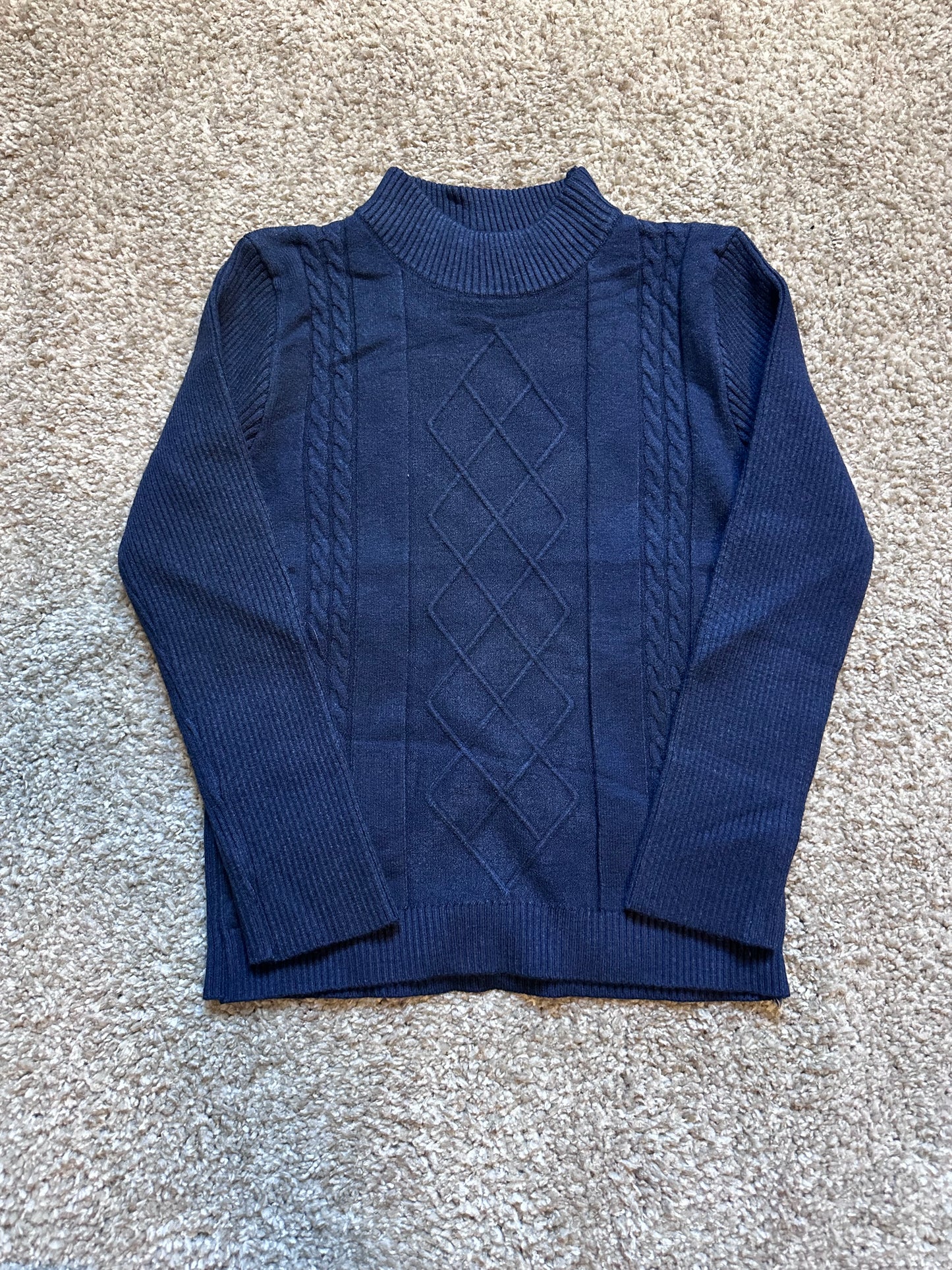 Gebreide jongenstrui donkerblauw