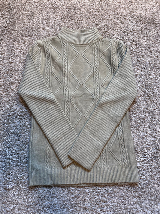 Gebreide jongens trui groen